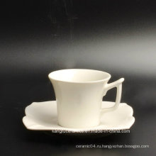 Специальная форма чашки и блюдце фарфор чайный сервиз